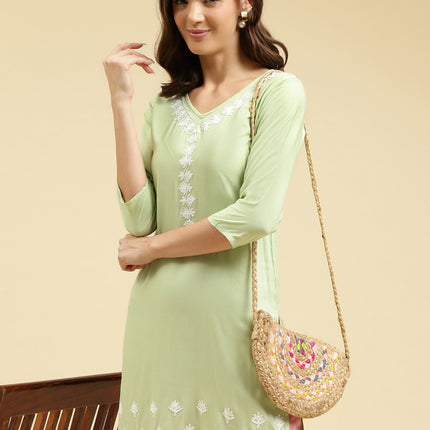 Gul Aari Long Kurti For Women