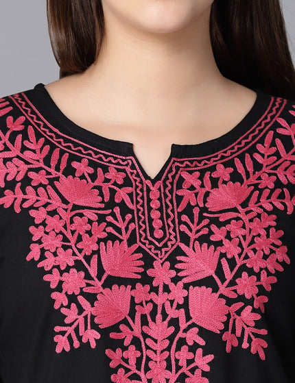 Mayra Aari Embroidered Short Kurti For Women