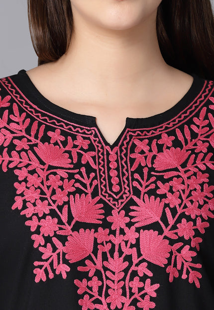 Mayra Aari Embroidered Short Kurti For Women