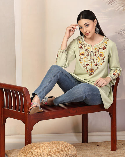 Jasmine A-Line Short Kurti For Women