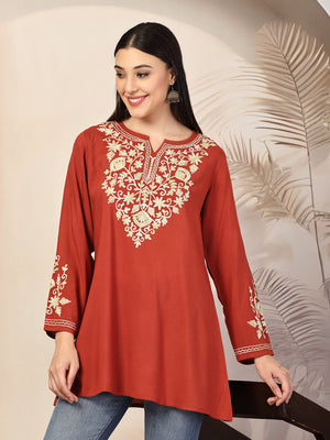 Jasmine A-Line Short Kurti For Women