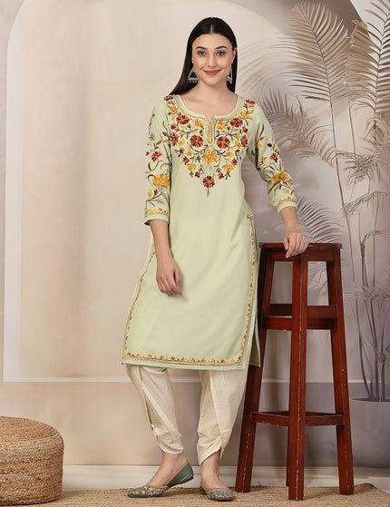 Mahnaz Aari Long Kurti For Women