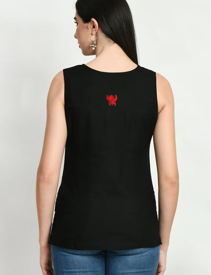 Aari Sleeveless Short Kurti For Women