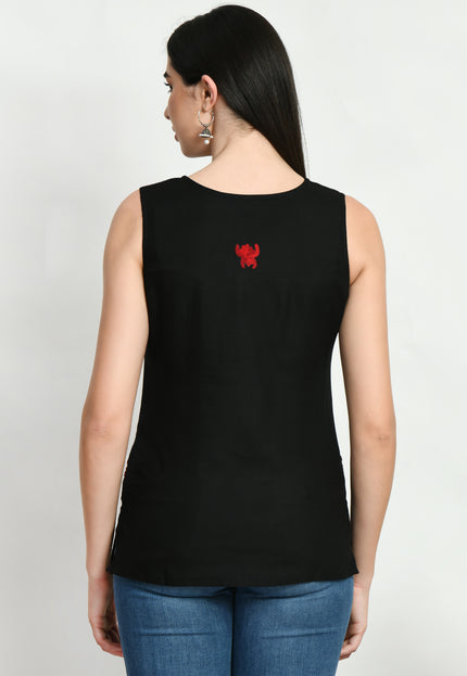Aari Sleeveless Short Kurti For Women
