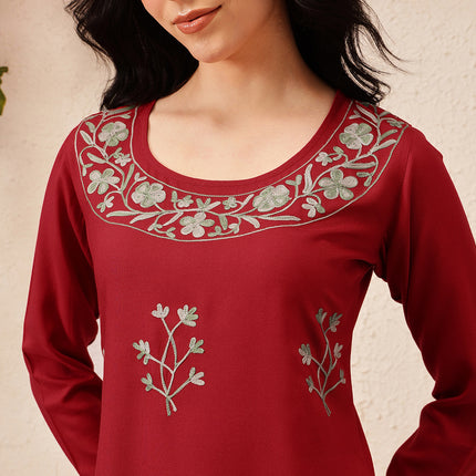Sana Long Aari Kurti For Women