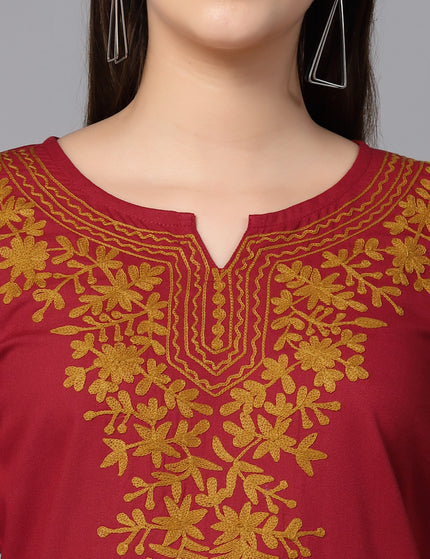 Aari Short Kurti For Women
