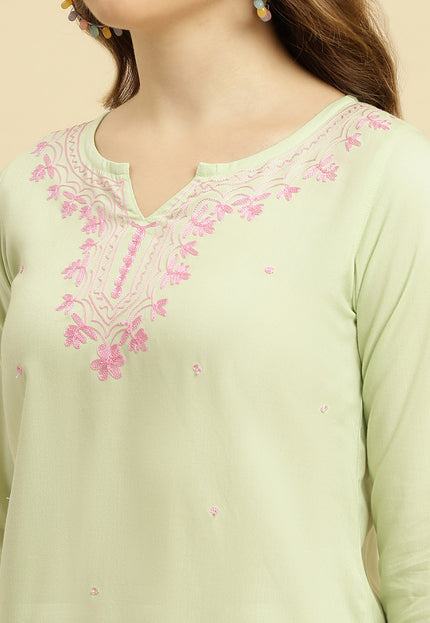Pash Boota Short Kurti For Women
