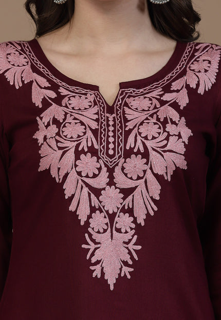 Mehak Mustard Long Kurti For Women