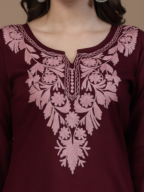 Mehak Mustard Long Kurti For Women