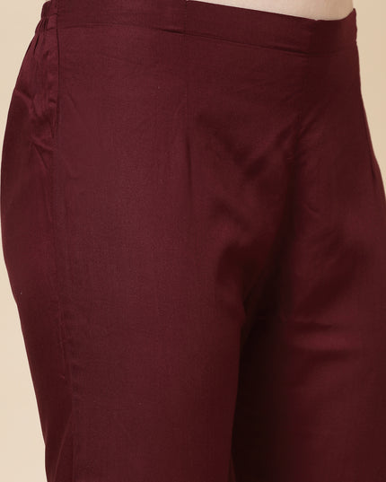 Ayesha Wine Co-Ord Set