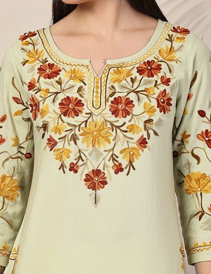 Mahnaz Aari Long Kurti For Women