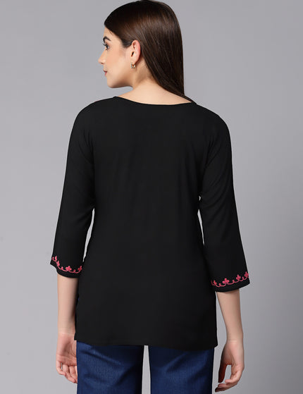 Mayra Aari Embroidered Short Kurti For Women