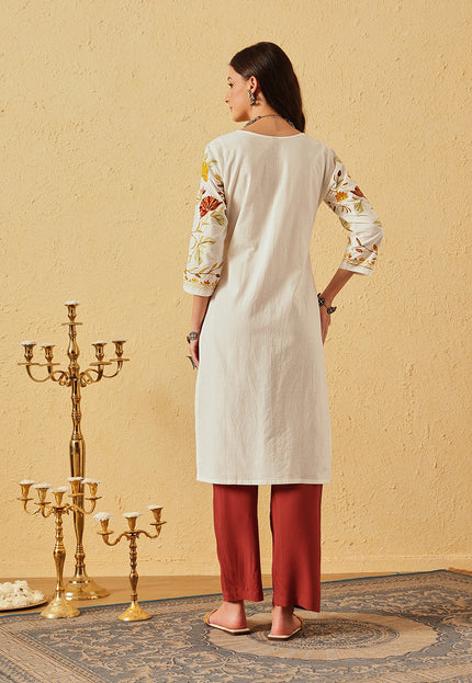 Mahnaz Aari Long Kurti For Women