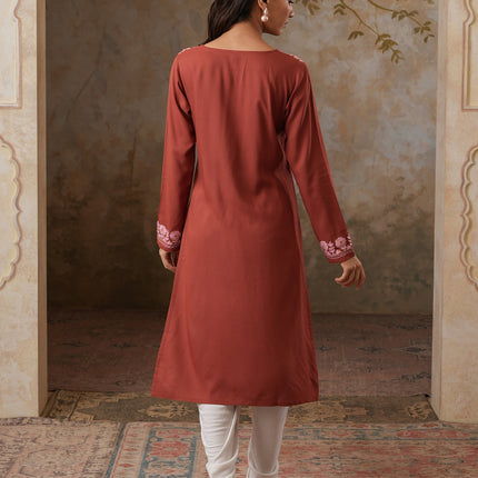 Firdousi Long Kurti For Women