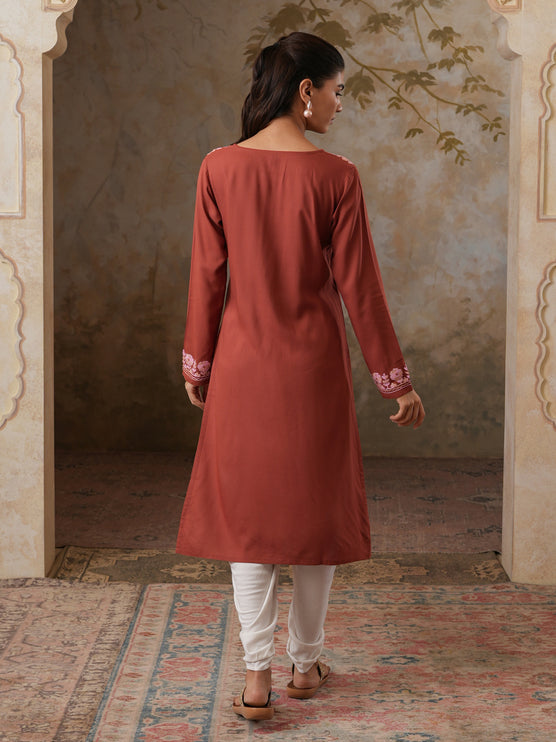 Firdousi Long Kurti For Women