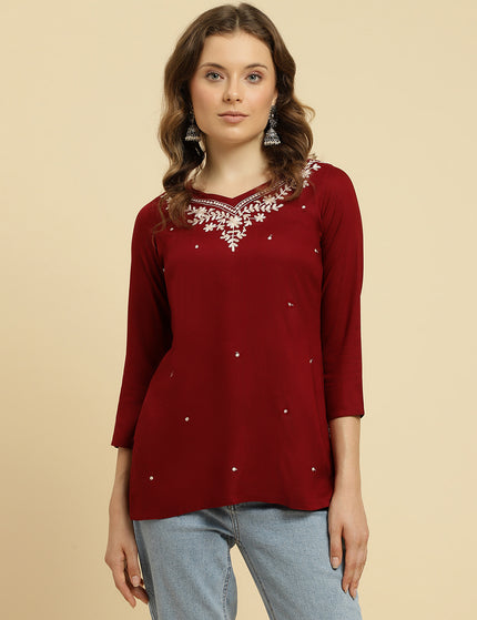 Boota Reel Short Kurti For Women
