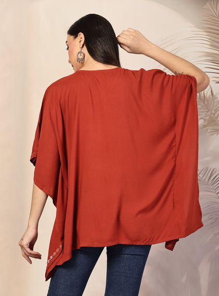 Mehrunissa Kaftan Short Kurti For Women