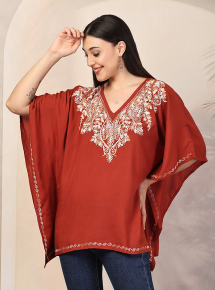Mehrunissa Kaftan Short Kurti For Women