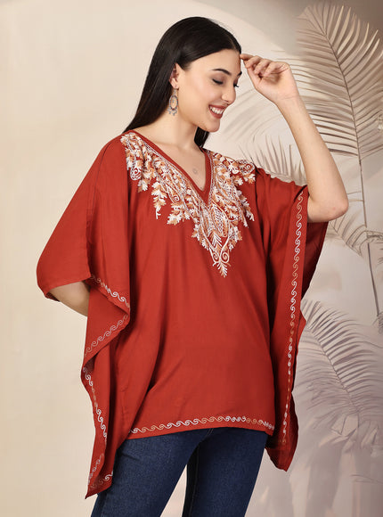 Mehrunissa Kaftan Short Kurti For Women