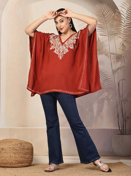 Mehrunissa Kaftan Short Kurti For Women