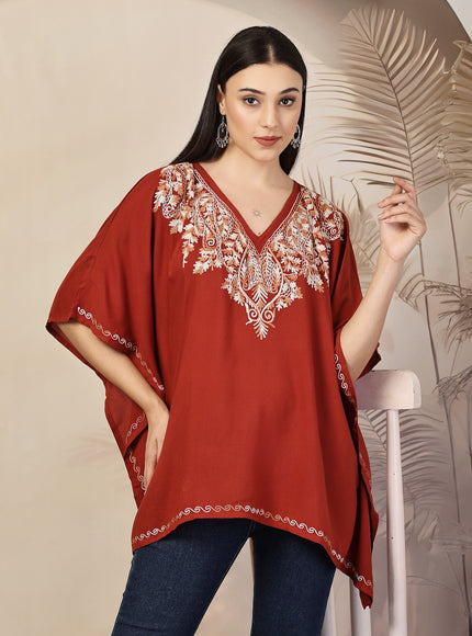 Mehrunissa Kaftan Short Kurti For Women