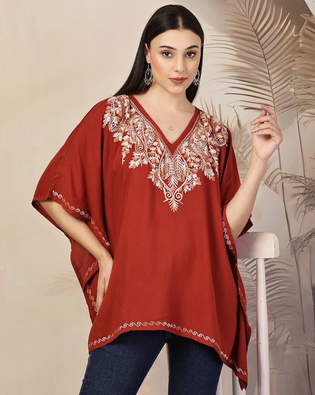 Mehrunissa Kaftan Short Kurti For Women