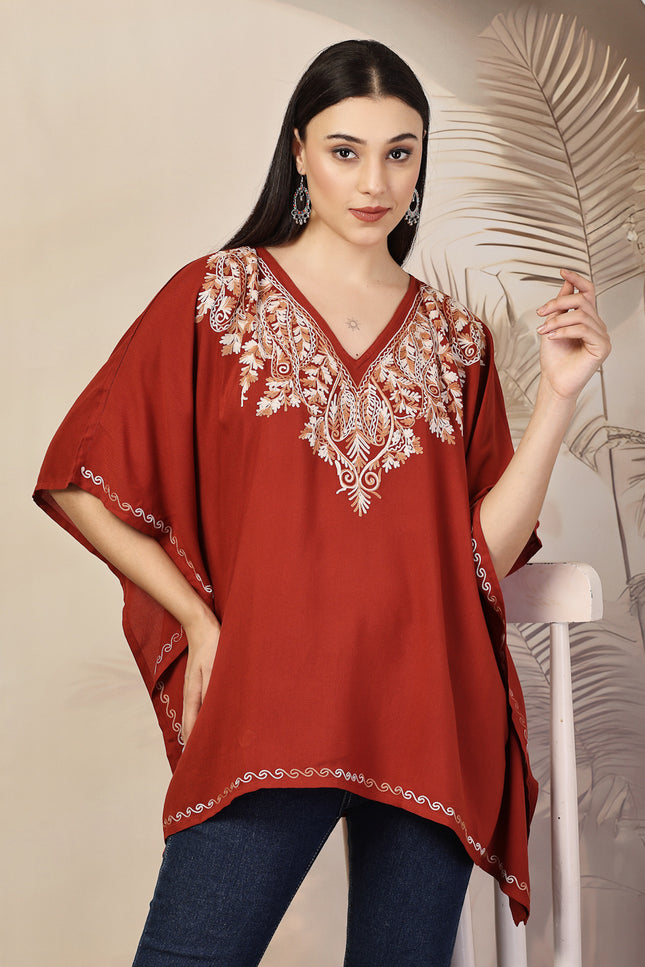 Mehrunissa Kaftan Short Kurti For Women