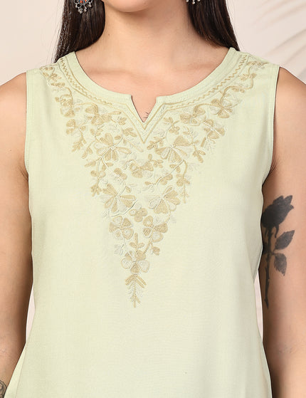 Ziana Sleeveless Short Kurti For Women