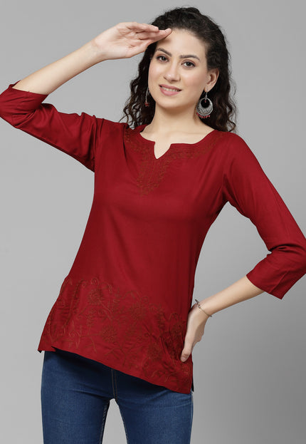 Hiba Aari Short Kurti For Women