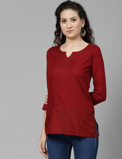 Hiba Aari Short Kurti For Women