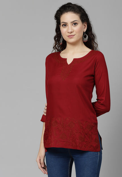 Hiba Aari Short Kurti For Women
