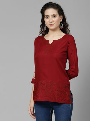 Hiba Aari Short Kurti For Women