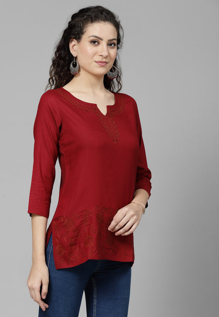 Hiba Aari Short Kurti For Women