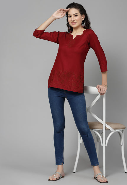 Hiba Aari Short Kurti For Women