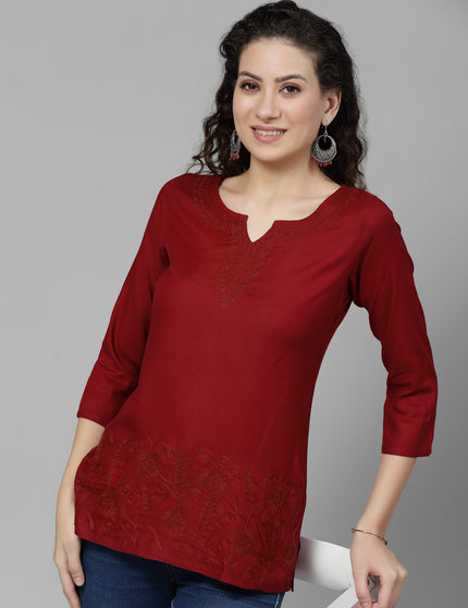 Hiba Aari Short Kurti For Women