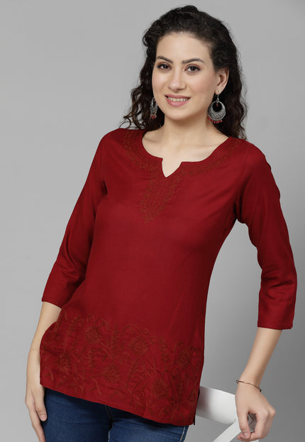 Hiba Aari Short Kurti For Women