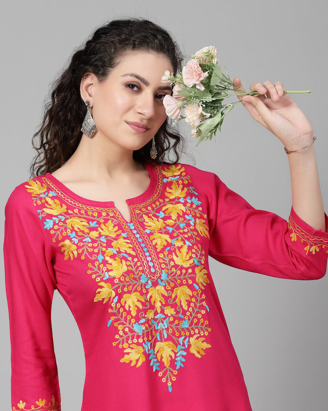 330 Aari Long Kurti For Women