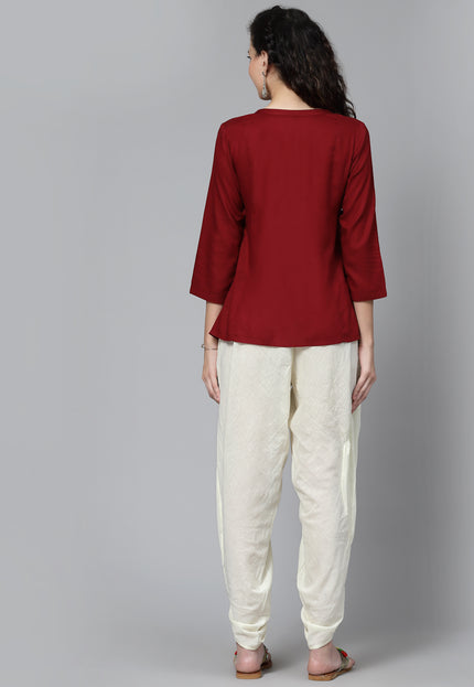 Short Angrakha Kurti For Women