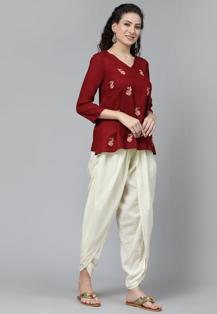 Short Angrakha Kurti For Women