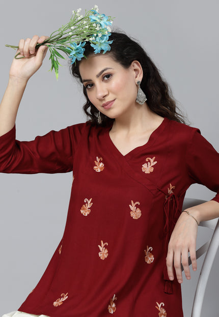 Short Angrakha Kurti For Women