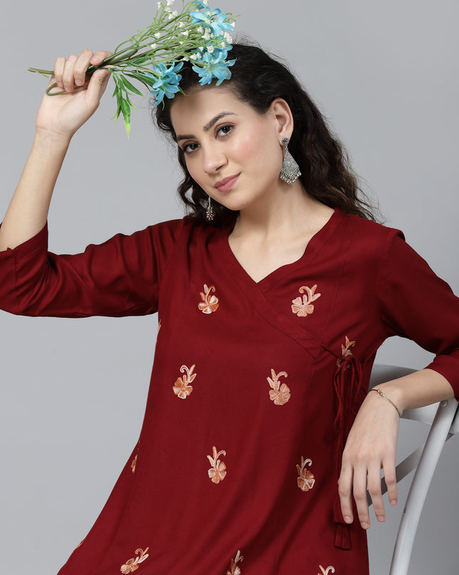Short Angrakha Kurti For Women